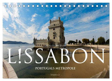 Lissabon - Portugals Metropole (Tischkalender 2026 DIN A5 quer), CALVENDO Monatskalender