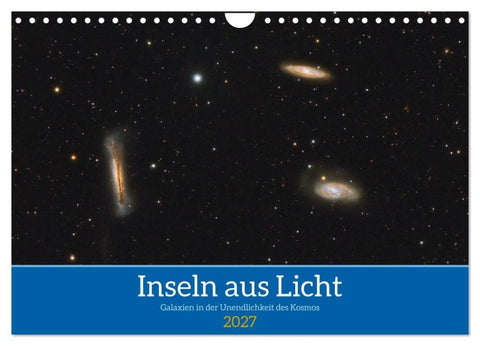 Inseln aus Licht (Wandkalender 2027 DIN A4 quer), CALVENDO Monatskalender
