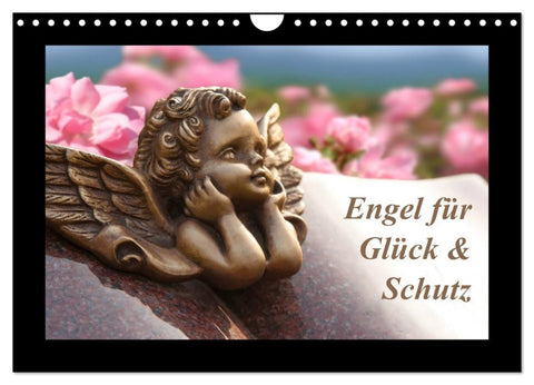 Engel für Glück & Schutz (Wandkalender 2026 DIN A4 quer), CALVENDO Monatskalender