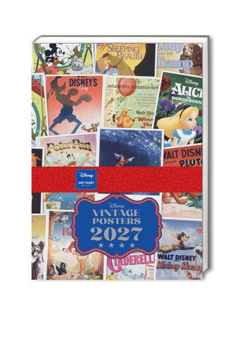 Disney Vintage Posters – A5-Tischkalender 2027