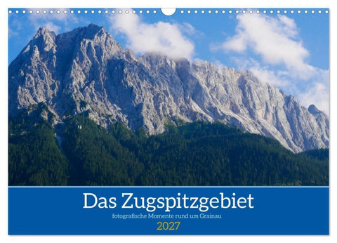 Das Zugspitzegebiet (Wandkalender 2027 DIN A3 quer), CALVENDO Monatskalender