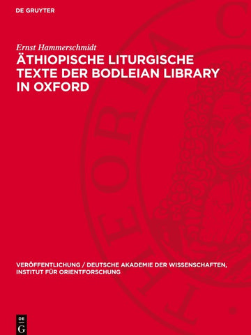Äthiopische liturgische Texte der Bodleian Library in Oxford