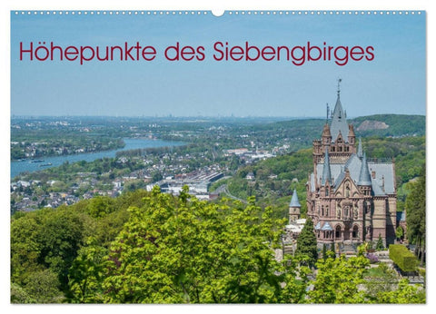 Höhepunkte des Siebengebirges (Wandkalender 2026 DIN A2 quer), CALVENDO Monatskalender