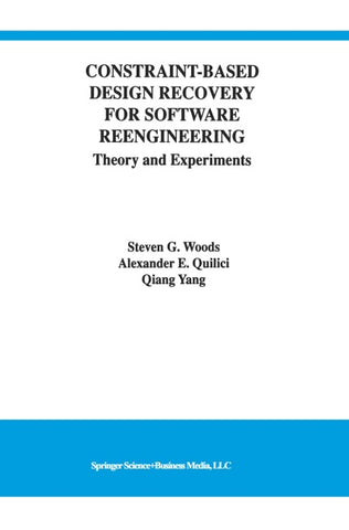 Constraint-Based Design Recovery for Software Reengineering