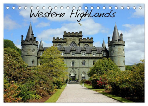Western Highlands - Schottland (Tischkalender 2026 DIN A5 quer), CALVENDO Monatskalender