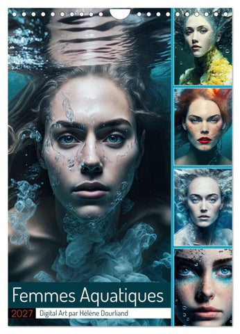 Femmes Aquatiques (Calendrier mural 2027 DIN A4 horizontal), CALVENDO calendrier mensuel