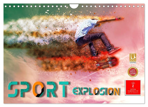 Sport Explosion (Wandkalender 2026 DIN A4 quer), CALVENDO Monatskalender