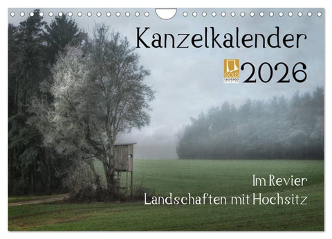 Kanzelkalender 2026 (Wandkalender 2026 DIN A4 quer), CALVENDO Monatskalender