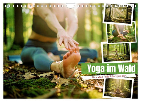Yoga im Wald (Wandkalender 2027 DIN A4 quer), CALVENDO Monatskalender