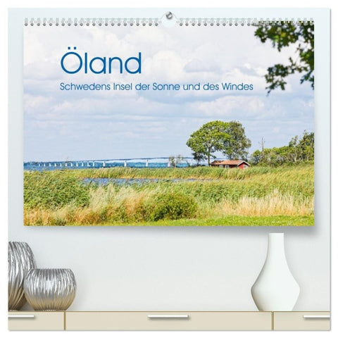 Öland - Schwedens Insel der Sonne und des Windes (hochwertiger Premium Wandkalender 2026 DIN A2 quer), Kunstdruck in Hochglanz