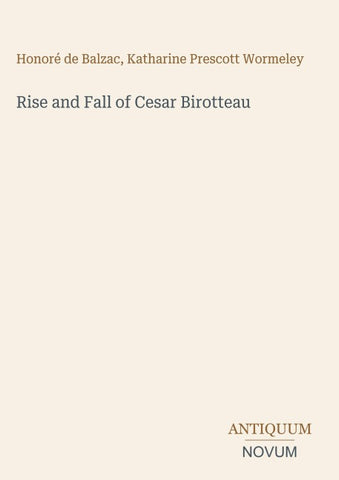 Rise and Fall of Cesar Birotteau