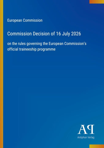 Commission Decision of 16 July 2026