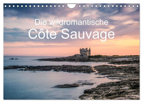 Die wildromantische Côte Sauvage (Wandkalender 2027 DIN A4 quer), CALVENDO Monatskalender