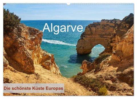 Algarve - Die schönste Küste Europas (Wandkalender 2027 DIN A2 quer), CALVENDO Monatskalender