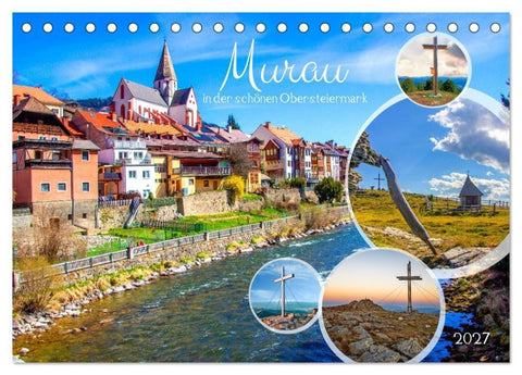 Murau (Tischkalender 2027 DIN A5 quer), CALVENDO Monatskalender