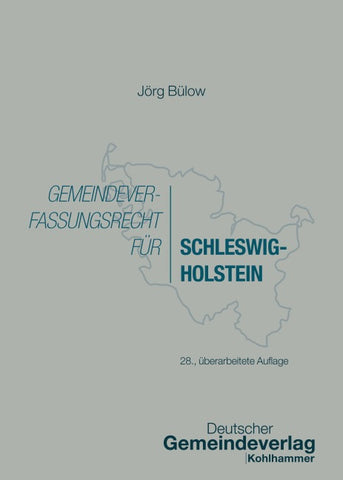 Gemeindeverfassungsrecht für Schleswig-Holstein