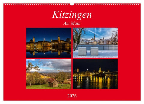 Kitzingen am Main (Wandkalender 2026 DIN A2 quer), CALVENDO Monatskalender