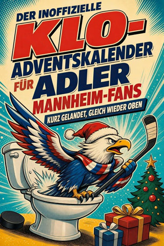 Der inoffizielle Klo-Adventskalender für Adler Mannheim-Fans