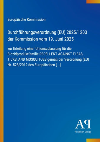Durchführungsverordnung (EU) 2025/1203 der Kommission vom 19. Juni 2025