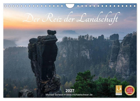 Der Reiz der Landschaft (Wandkalender 2027 DIN A4 quer), CALVENDO Monatskalender