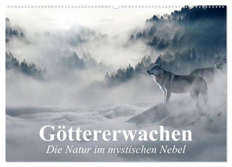Göttererwachen. Die Natur im mystischen Nebel (Wandkalender 2026 DIN A2 quer), CALVENDO Monatskalender