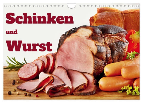 Schinken und Wurst (Wandkalender 2027 DIN A4 quer), CALVENDO Monatskalender