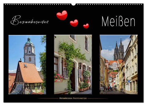 Bezauberndes Meißen (Wandkalender 2027 DIN A2 quer), CALVENDO Monatskalender