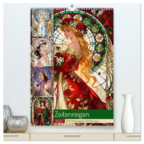 Zeitenreigen (hochwertiger Premium Wandkalender 2027 DIN A2 hoch), Kunstdruck in Hochglanz