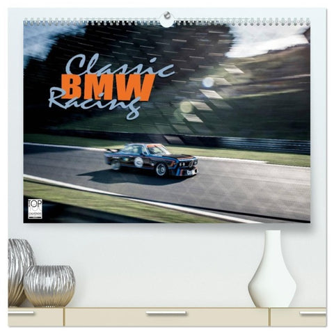 Classic BMW Racing (hochwertiger Premium Wandkalender 2027 DIN A2 quer), Kunstdruck in Hochglanz