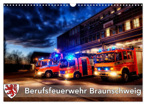 Berufsfeuerwehr Braunschweig (Wandkalender 2026 DIN A3 quer), CALVENDO Monatskalender