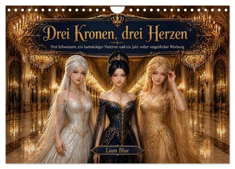 Drei Kronen, drei Herzen (Wandkalender 2027 DIN A4 quer), CALVENDO Monatskalender