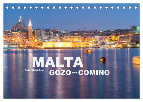Malta - Gozo und Comino (Tischkalender 2027 DIN A5 quer), CALVENDO Monatskalender