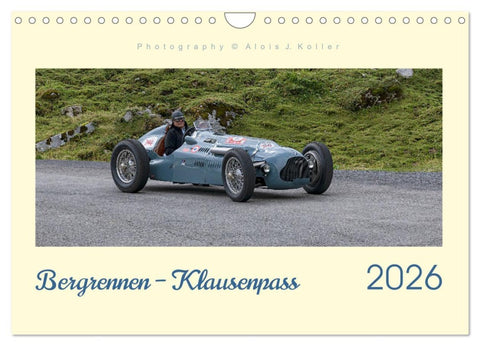 Bergrennen - Klausenpass (Wandkalender 2026 DIN A4 quer), CALVENDO Monatskalender