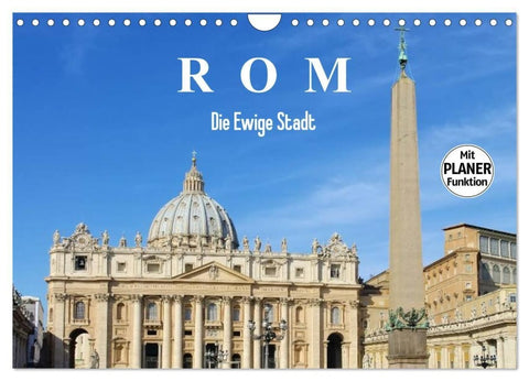 Rom - Die Ewige Stadt (Wandkalender 2027 DIN A4 quer), CALVENDO Monatskalender