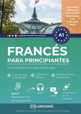 Aprender francés para principiantes: curso práctico A1 con app, audio y video