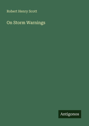 On Storm Warnings