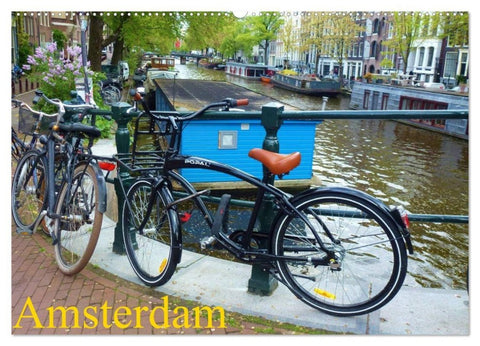 Amsterdam (Wandkalender 2027 DIN A2 quer), CALVENDO Monatskalender
