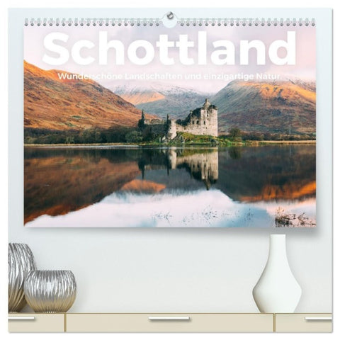 Schottland - Wunderschöne Landschaften und einzigartige Natur. (hochwertiger Premium Wandkalender 2027 DIN A2 quer), Kunstdruck in Hochglanz