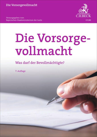 Die Vorsorgevollmacht