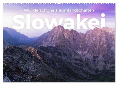 Slowakei - Wunderschöne Traumlandschaften (Wandkalender 2027 DIN A2 quer), CALVENDO Monatskalender