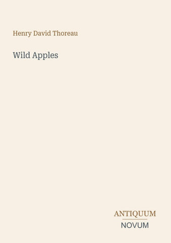 Wild Apples