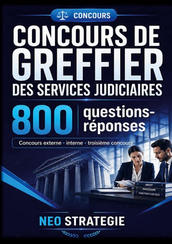 Concours de greffier des services judiciaires