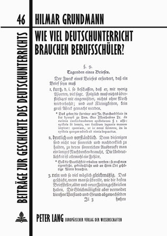 Wie viel Deutschunterricht brauchen Berufsschüler?