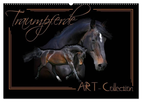 Traumpferde-ART-Collection (Wandkalender 2027 DIN A2 quer), CALVENDO Monatskalender