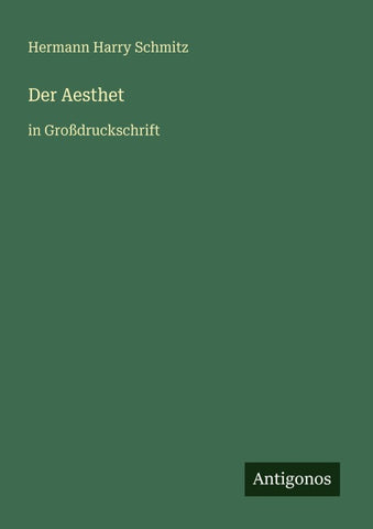 Der Aesthet