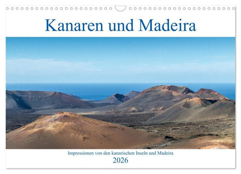 Kanaren und Madeira (Wandkalender 2026 DIN A3 quer), CALVENDO Monatskalender