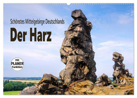 Der Harz - Schönstes Mittelgebirge Deutschlands (Wandkalender 2026 DIN A2 quer), CALVENDO Monatskalender