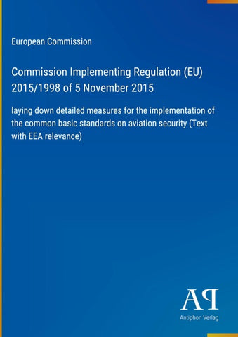 Commission Implementing Regulation (EU) 2015/1998 of 5 November 2015