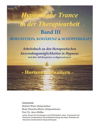 Hypnotische Trance in der Therapiearbeit