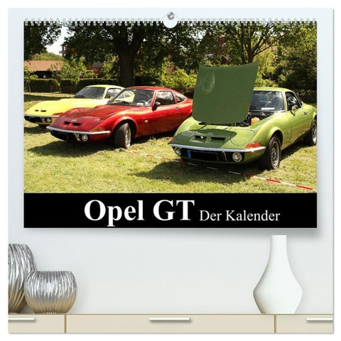 Opel GT Der Kalender (hochwertiger Premium Wandkalender 2027 DIN A2 quer), Kunstdruck in Hochglanz